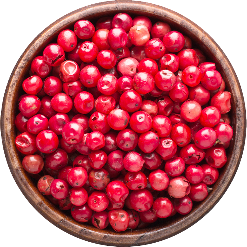 rosa-Pfefferkörner